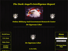 Tablet Screenshot of darkangelreport.com